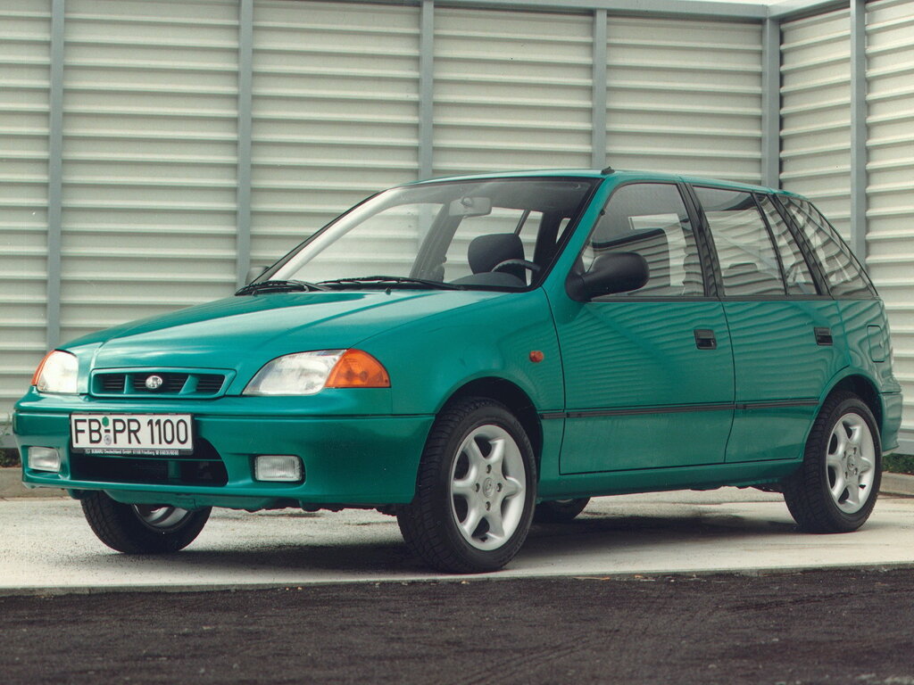 Subaru Justy 2 поколение, рестайлинг, хэтчбек 5 дв. (09.1997 - 11.2003)
